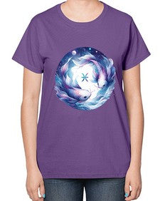 pisces 363# - pisces-  Ladies T-Shirt
