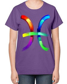 pisces 370# - pisces-  Ladies T-Shirt