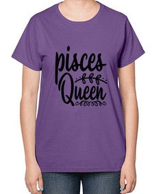 pisces queen 378# - pisces-  Ladies T-Shirt