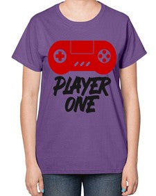 play one 145# - video games-  Ladies T-Shirt