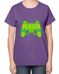 player 38# - video games-  Ladies T-Shirt