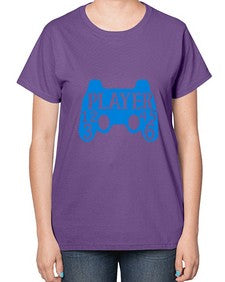player 39# - video games-  Ladies T-Shirt
