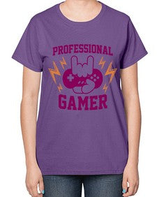 professional gamer 148# - video games-  Ladies T-Shirt