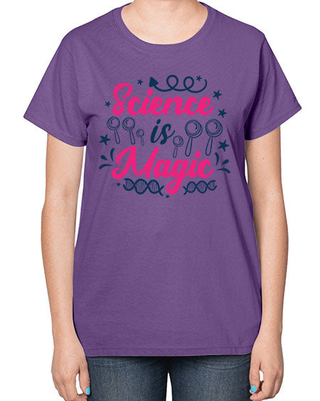 science is magic 90# - general science-  Ladies T-Shirt