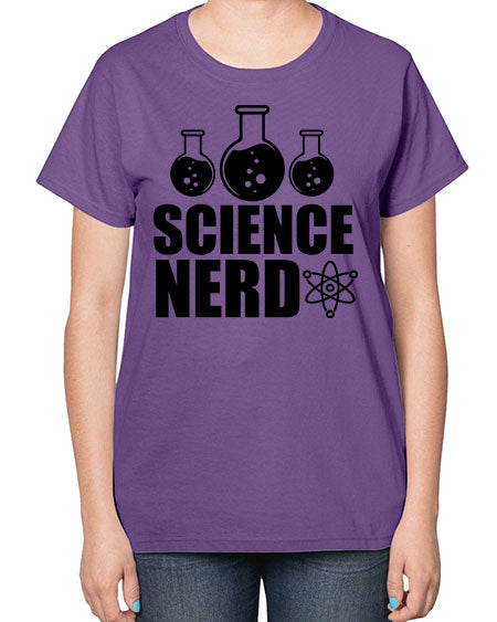 science nerd 62# - general science-  Ladies T-Shirt
