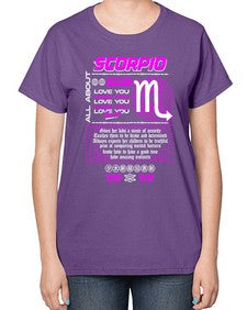 scorpio 457# - scorpio-  Ladies T-Shirt
