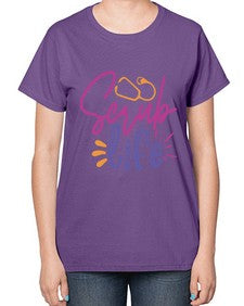 scrub life Style 1380# - nurse-  Ladies T-Shirt