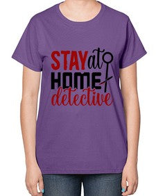 stay at home detective 1112# - true crime-  Ladies T-Shirt