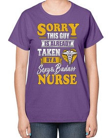 taken nurse 1438# - nurse-  Ladies T-Shirt