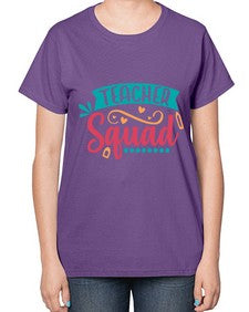teacher squad 1462# - teacher-  Ladies T-Shirt
