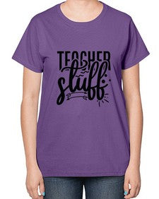 teacher stuff Style 382# - teacher-  Ladies T-Shirt