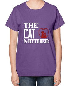 the cat mother Style 117# - cats-  Ladies T-Shirt
