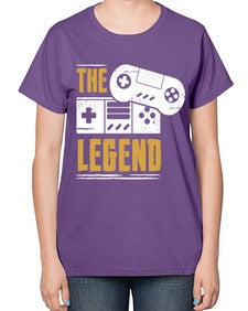 the legend 156# - video games-  Ladies T-Shirt