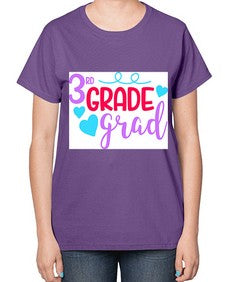 thirdgradegrad 982# - third grade-  Ladies T-Shirt