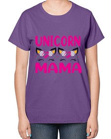 unicorn mama 473# - unicorn-  Ladies T-Shirt