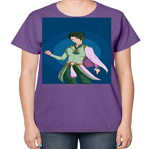 wearing royal dress98# - anime-  Ladies T-Shirt