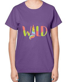 wild 559# - unicorn-  Ladies T-Shirt
