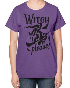 witch please 13# - witch-  Ladies T-Shirt