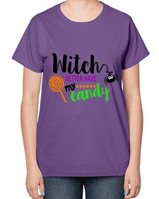 witchbetterhavecandy 12# - witch-  Ladies T-Shirt