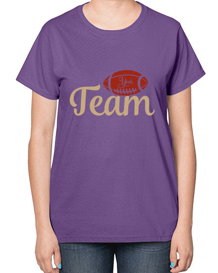 your team 2271# - softball-  Ladies T-Shirt