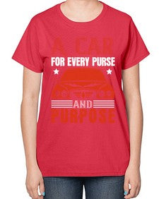 A car for every purse and purpose 2# - car-  Ladies T-Shirt
