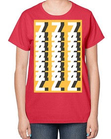 Abstract Shape 187# - art pop art-  Ladies T-Shirt
