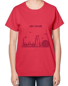 AbuDhabi 268# - cities-  Ladies T-Shirt
