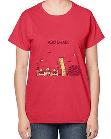 AbuDhabi 270# - cities-  Ladies T-Shirt