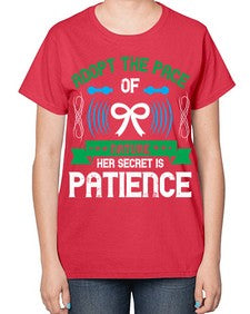 Adopt the pace of nature her secret is patience Style 50# - Self awareness-  Ladies T-Shirt