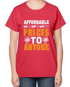 Affordable prices to anyone Style 27# - cleaner-  Ladies T-Shirt