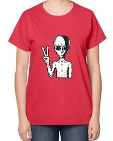 Alien 59# - ufo-  Ladies T-Shirt