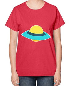 Alien 60# - ufo-  Ladies T-Shirt