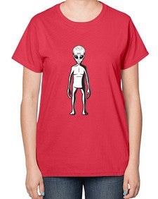 Alien 64# - ufo-  Ladies T-Shirt
