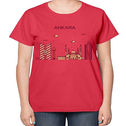 Ankara 332# - cities-  Ladies T-Shirt