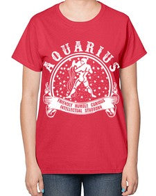 Aquarius 43# - aquarius-  Ladies T-Shirt