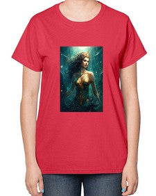 Aquarius 52# - aquarius-  Ladies T-Shirt