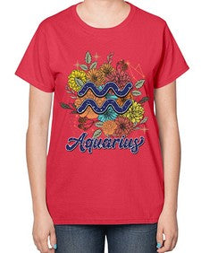 Aquarius 7# - aquarius-  Ladies T-Shirt