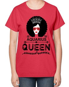 Aquarius queen 75# - aquarius-  Ladies T-Shirt