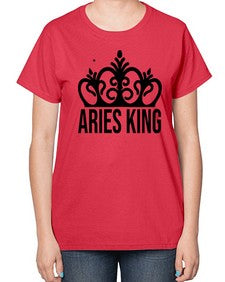 Aries king 107# - aries-  Ladies T-Shirt