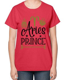 Aries prince 113# - aries-  Ladies T-Shirt