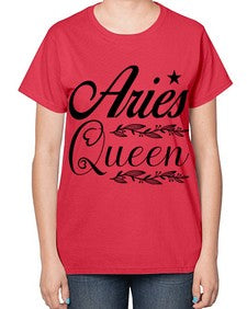 Aries queen 119# - aries-  Ladies T-Shirt