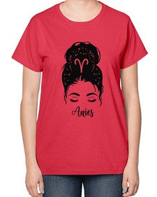 Aries woman - aries-  Ladies T-Shirt
