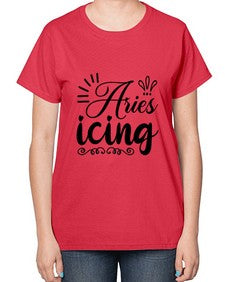 Ariesicing 105# - aries-  Ladies T-Shirt