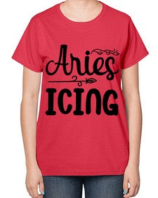 Ariesicing 106# - aries-  Ladies T-Shirt
