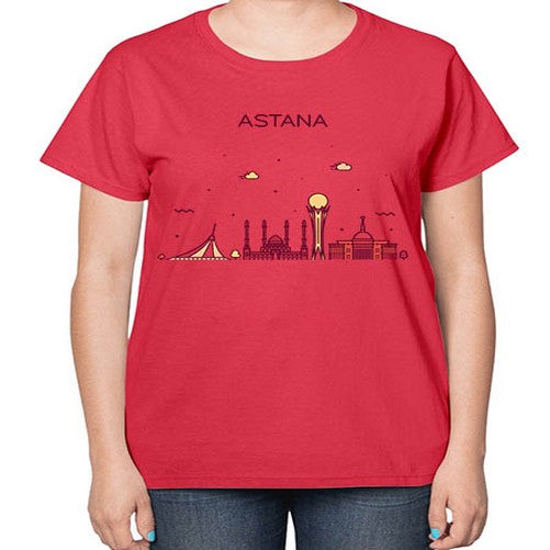 Astana 360# - cities-  Ladies T-Shirt