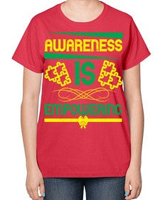 Awareness is empowering Style 4# - Self awareness-  Ladies T-Shirt