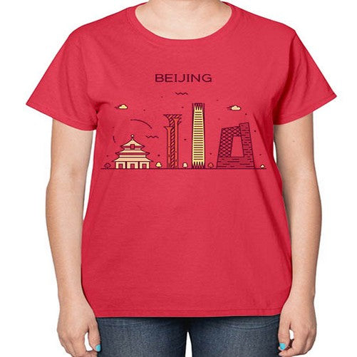 Beijing 428# - cities-  Ladies T-Shirt