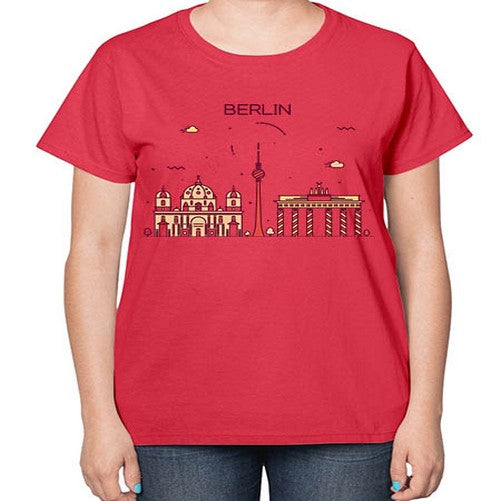 Berlin 447# - cities-  Ladies T-Shirt