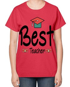 Best Teacher 22# - teacher-  Ladies T-Shirt
