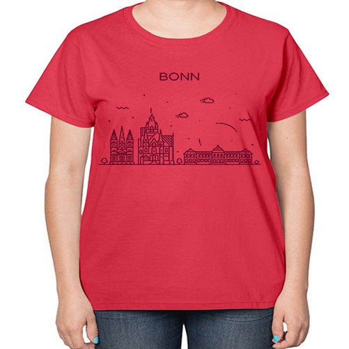 Bonn 472# - cities-  Ladies T-Shirt